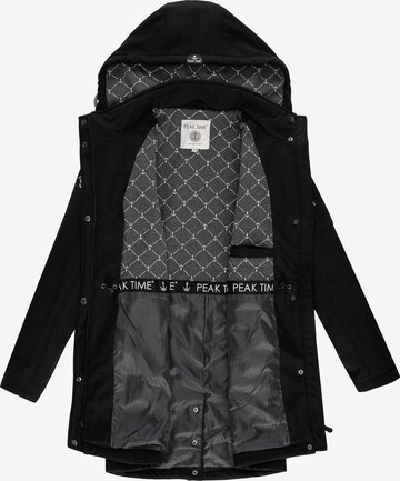 Peak Time Raincoat in Black