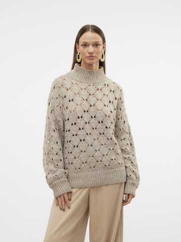 VERO MODA Sweater in Beige: front