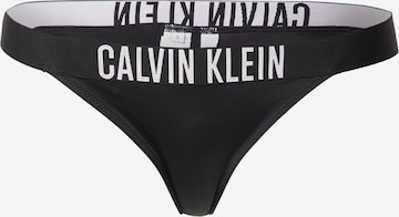 Calvin Klein Swimwear Низ бикини в Черный: спереди