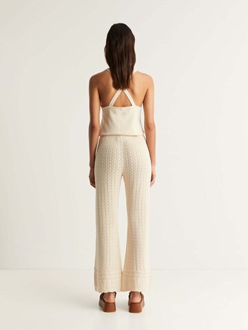 Wide Leg Pantalon Scalpers en beige