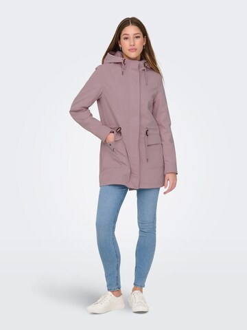 ONLY Between-Seasons Parka 'ONLLOUISE' in Purple