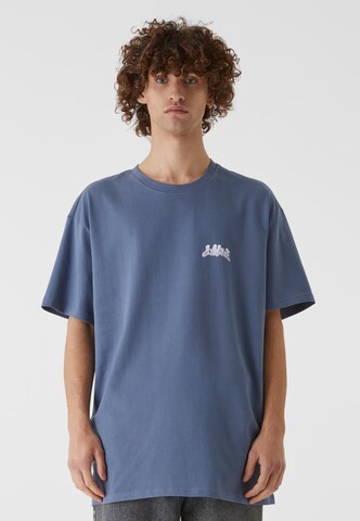 Lost Youth Shirt 'Flowers' in Blue: front
