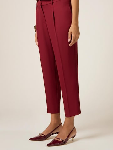 oltre - regular Pantalón en rojo