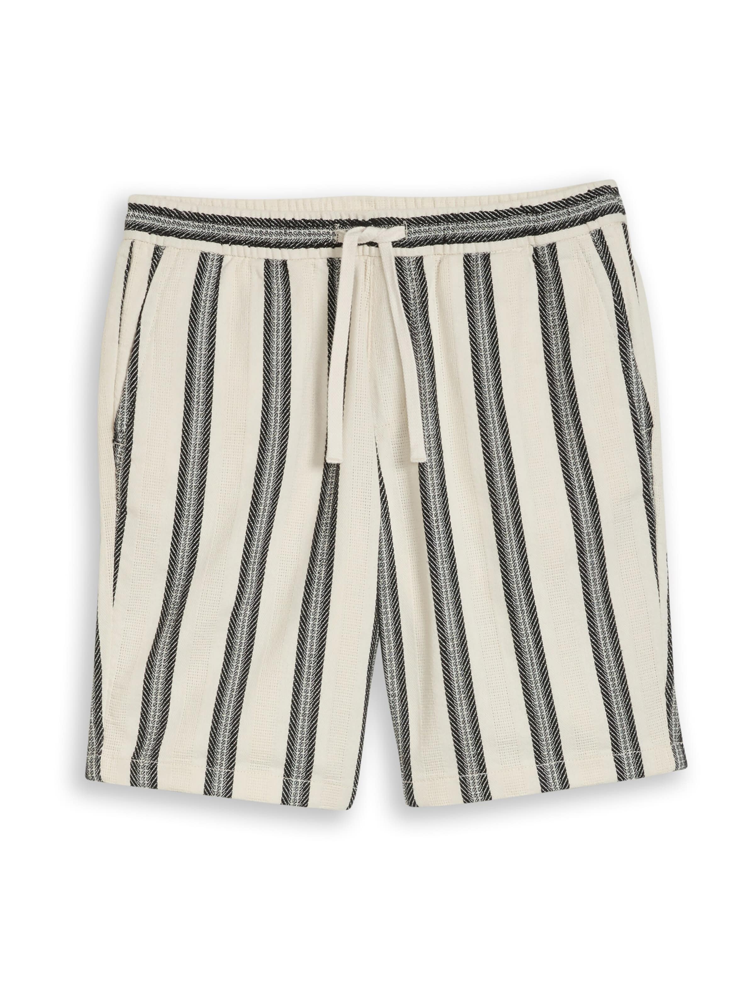 TOM TAILOR DENIM - Loosefit Pantalón en blanco: frente