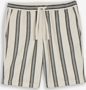 TOM TAILOR DENIM - Loosefit Pantalón en blanco: frente