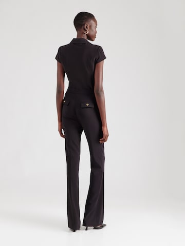Elisabetta Franchi - Acampanado Pantalón plisado en negro