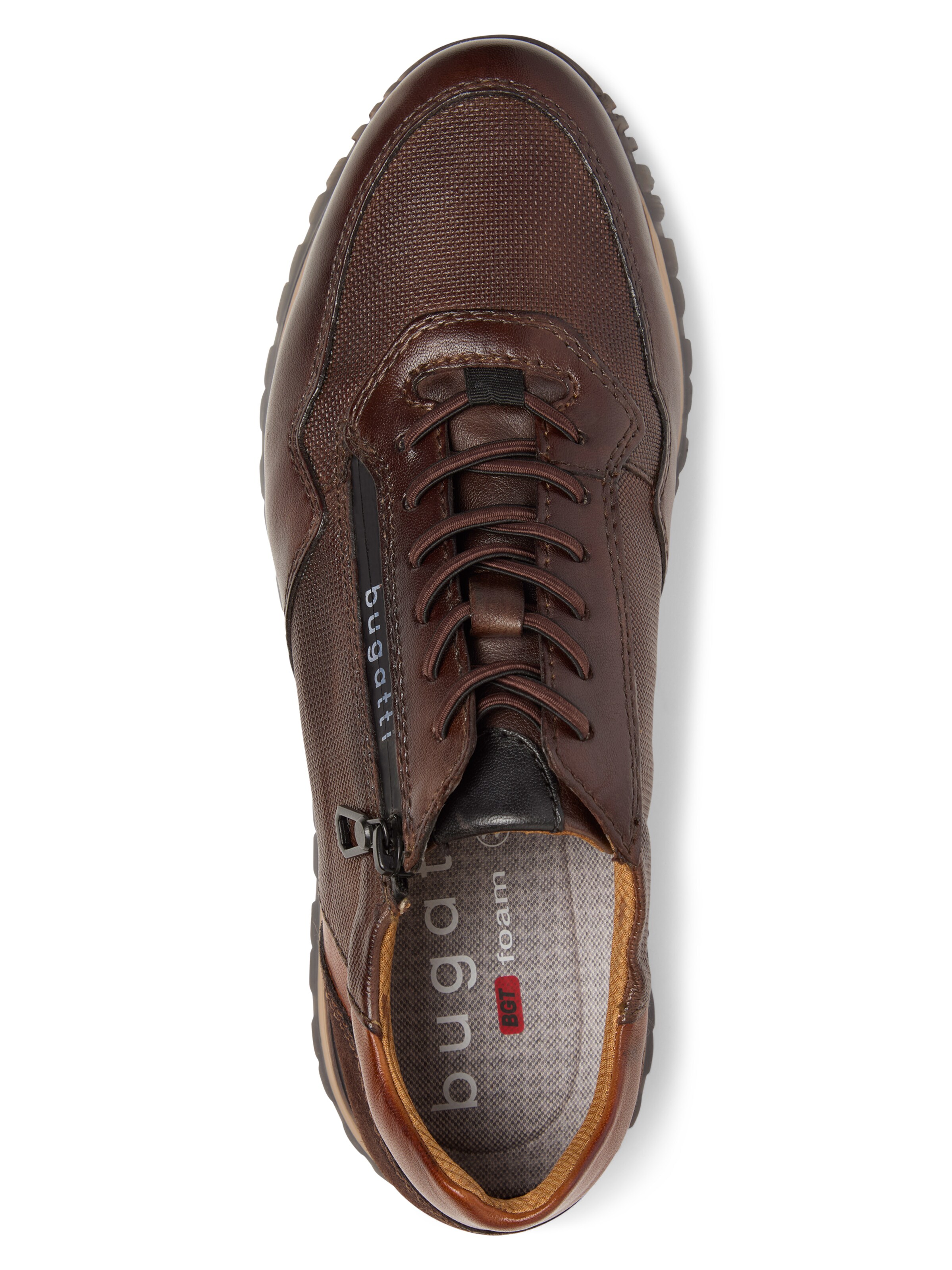 Baskets basses bugatti en marron