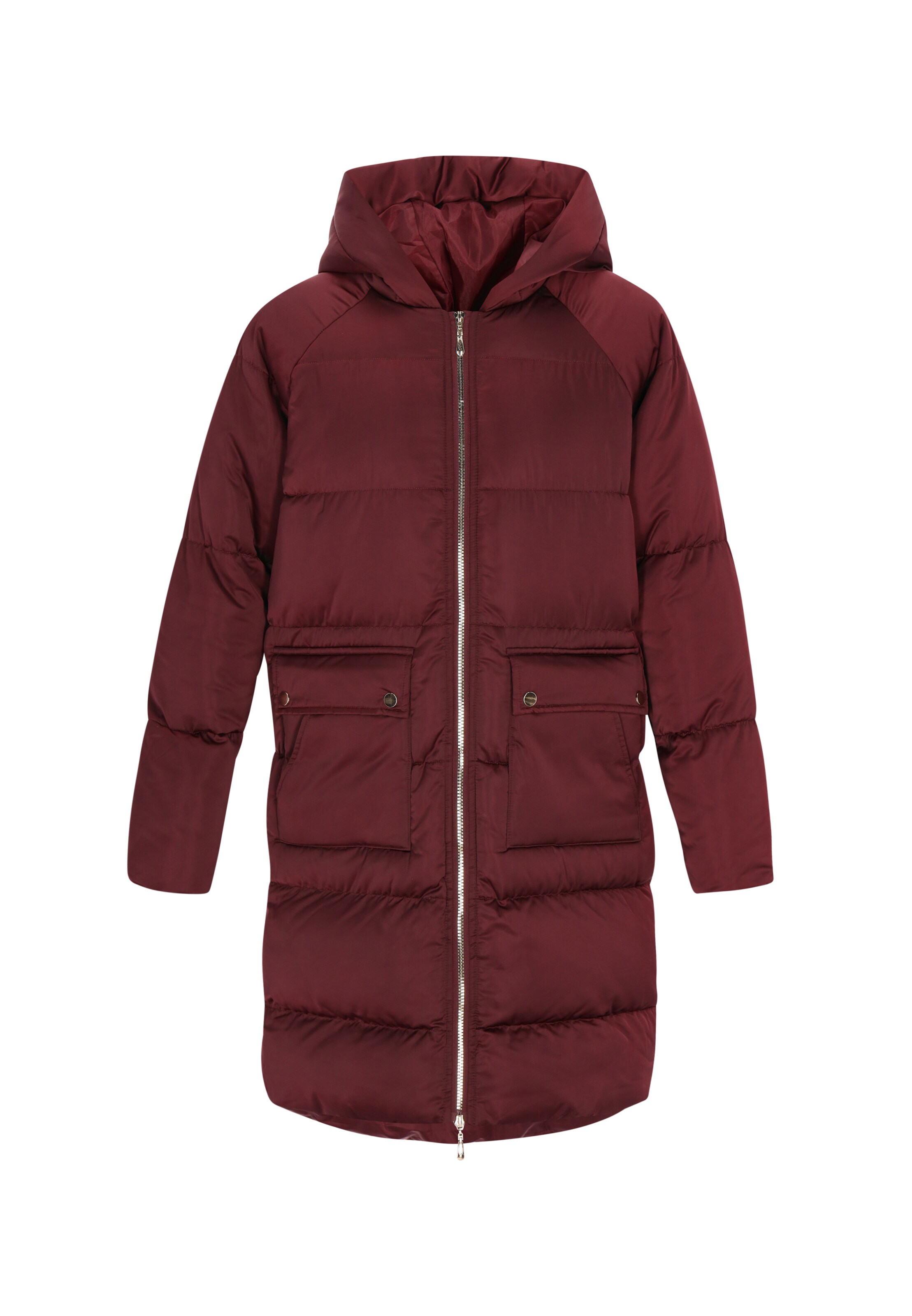 faina Manteau d’hiver en bordeaux, Vue avec produit