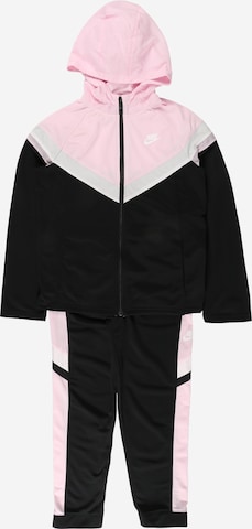 Nike Sportswear - Fato de jogging em rosa: frente