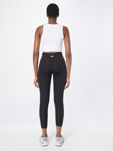 DKNY Performance Skinny Spodnie sportowe 'BALANCE' w kolorze czarny