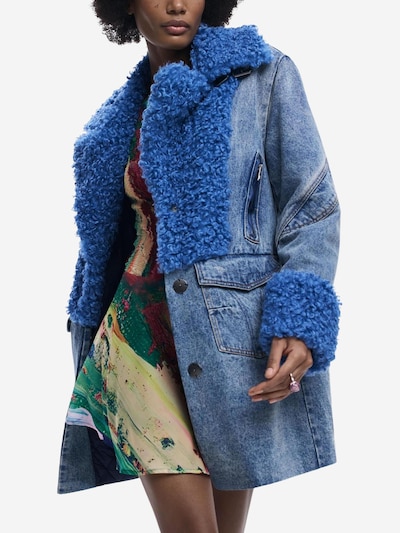Desigual Winter Jacket 'REPIRSE_CHAQ_MOONLIGH 26SWEWX1' in L in Blue, Item view