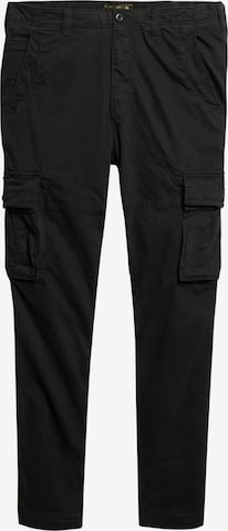 Pantalon cargo 'Core' Superdry en noir : devant