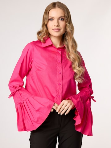Laurella Blouse in Pink: front