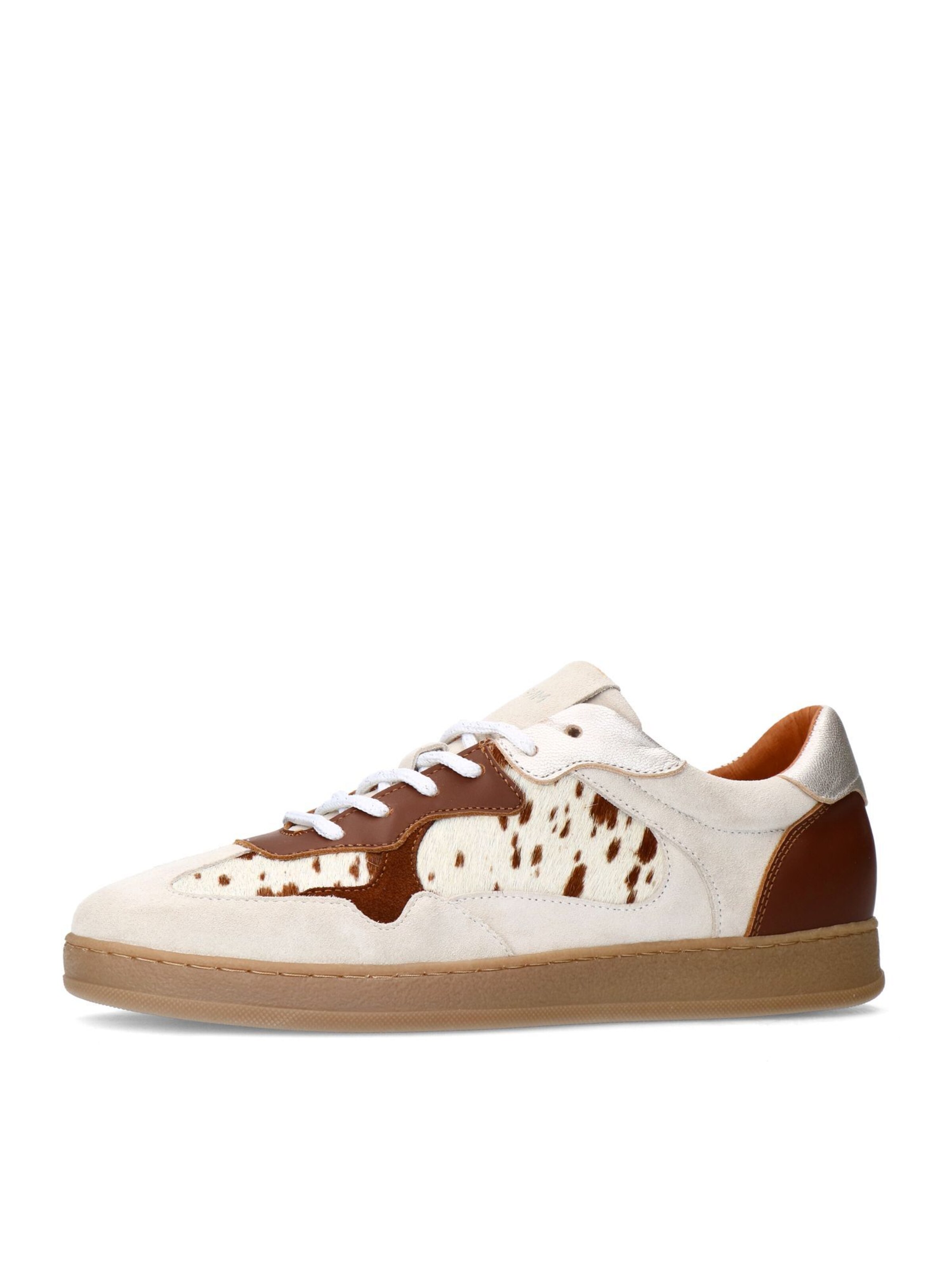 MANFIELD Sneaker in Beige: Vorderseite