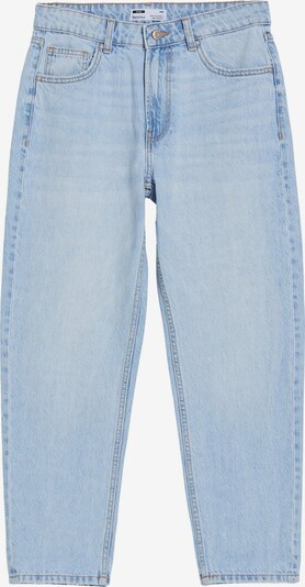 Jeans Bershka pe albastru denim, Vizualizare produs