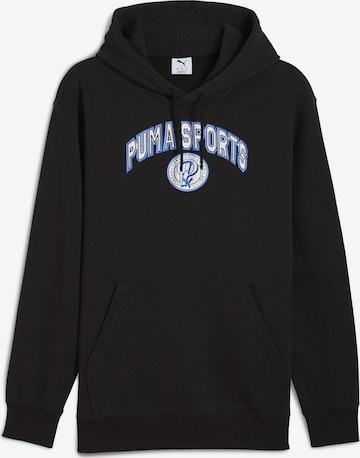 PUMA Sweatshirt 'Wardrobe Essentials' in Zwart: voorkant