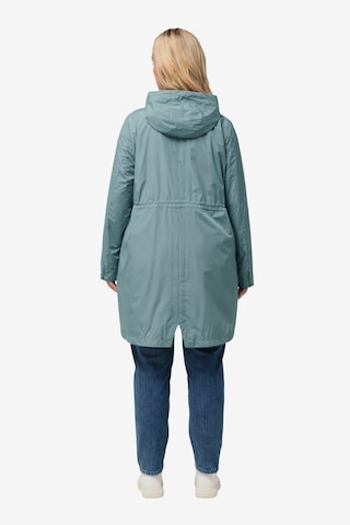 Ulla Popken Between-Seasons Parka in Blue