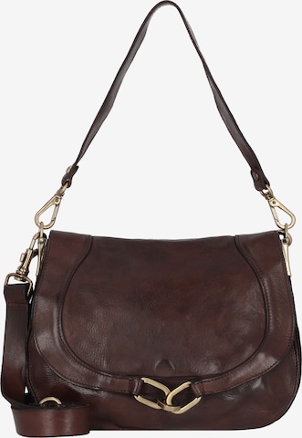 Campomaggi Shoulder Bag in Brown: front