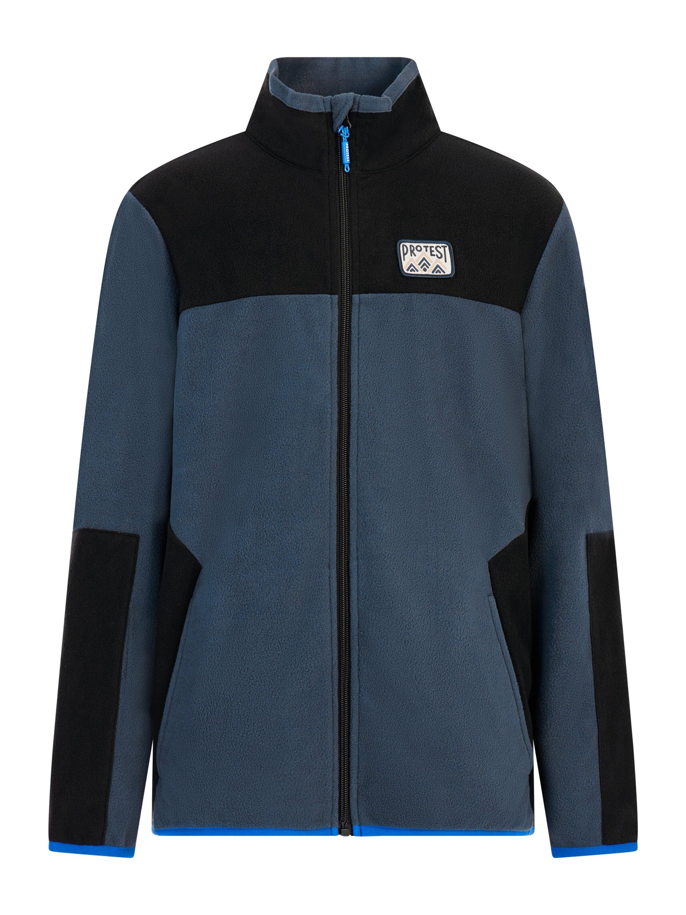 PROTEST Fleecejacke 'PRTNisto JR'‌‌‌‌‌‌‌‌‌‌ in Blau: Vorderseite