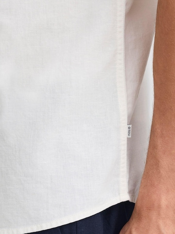 Fit confort Chemise 'SDLITJE' !Solid en blanc