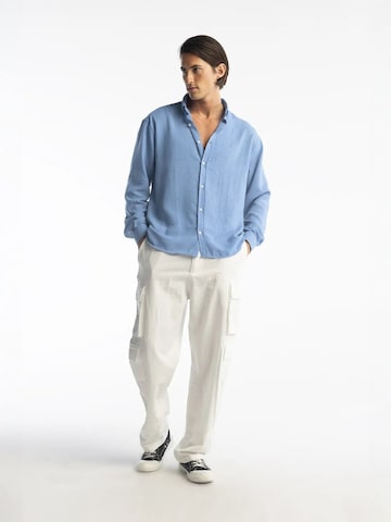 Giesto Overhemd in Blauw: voorkant