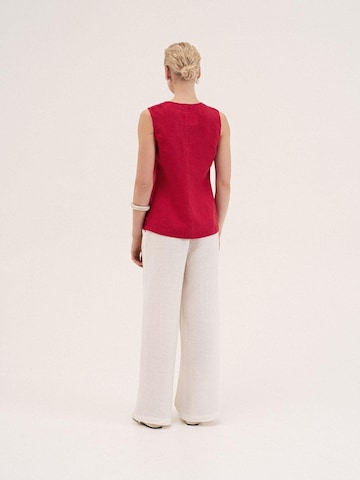 AmourLinen Top 'Blanca' in Pink