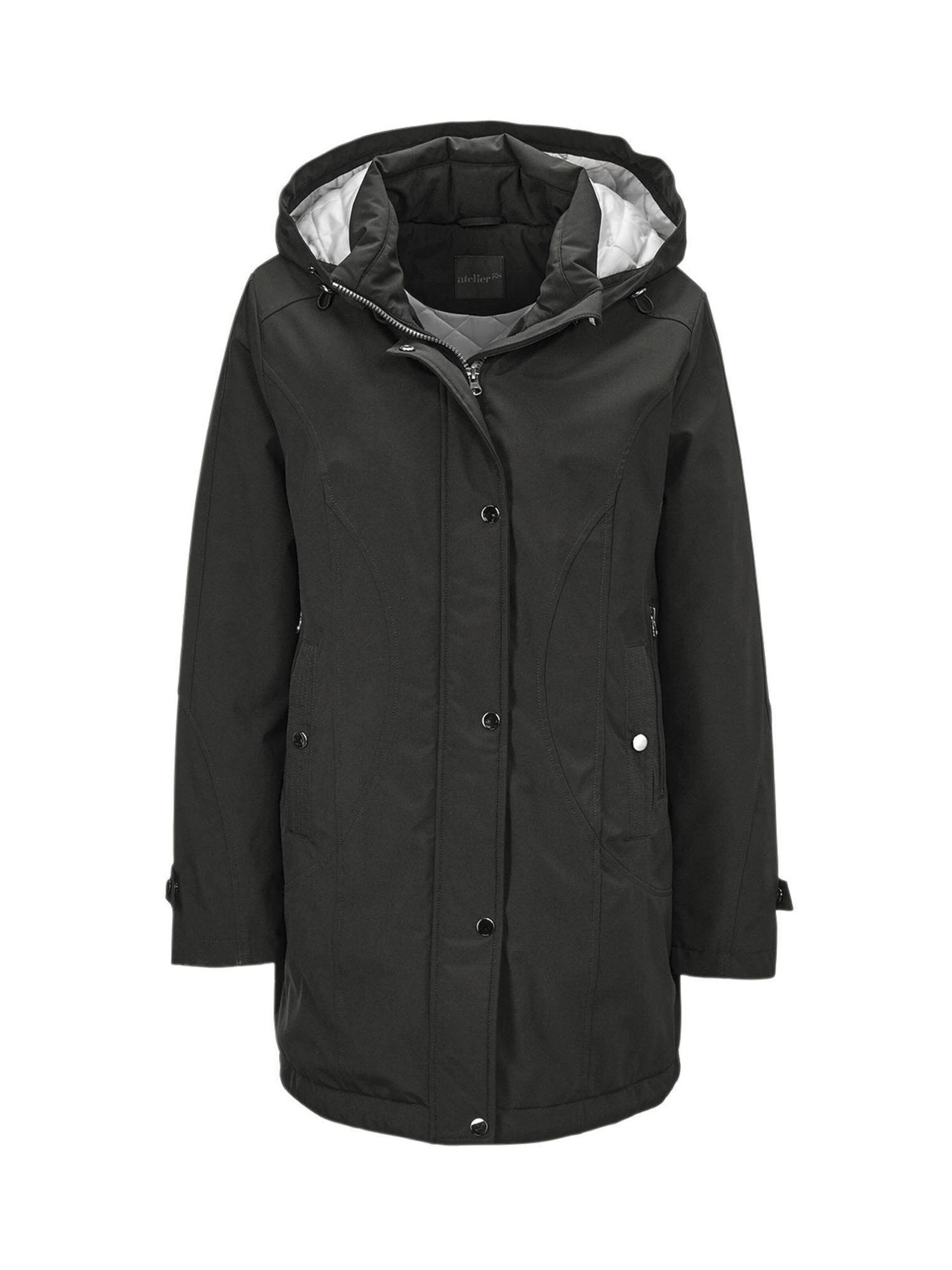 Veste mi-saison Goldner en noir : devant