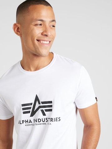 Maglietta di ALPHA INDUSTRIES in bianco