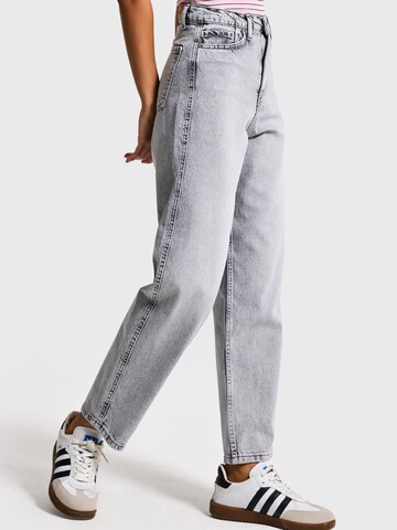 IT'S BASIC Loose fit Jeans 'JUNE RELAXED MID RISE JEANS' in Grey