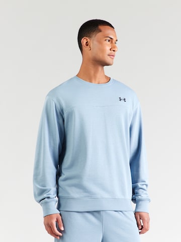 Hanorac sport 'Rival' de la UNDER ARMOUR pe albastru: față