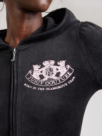 Juicy Couture Tepláková bunda 'HERITAGE ROBYN' - Čierna