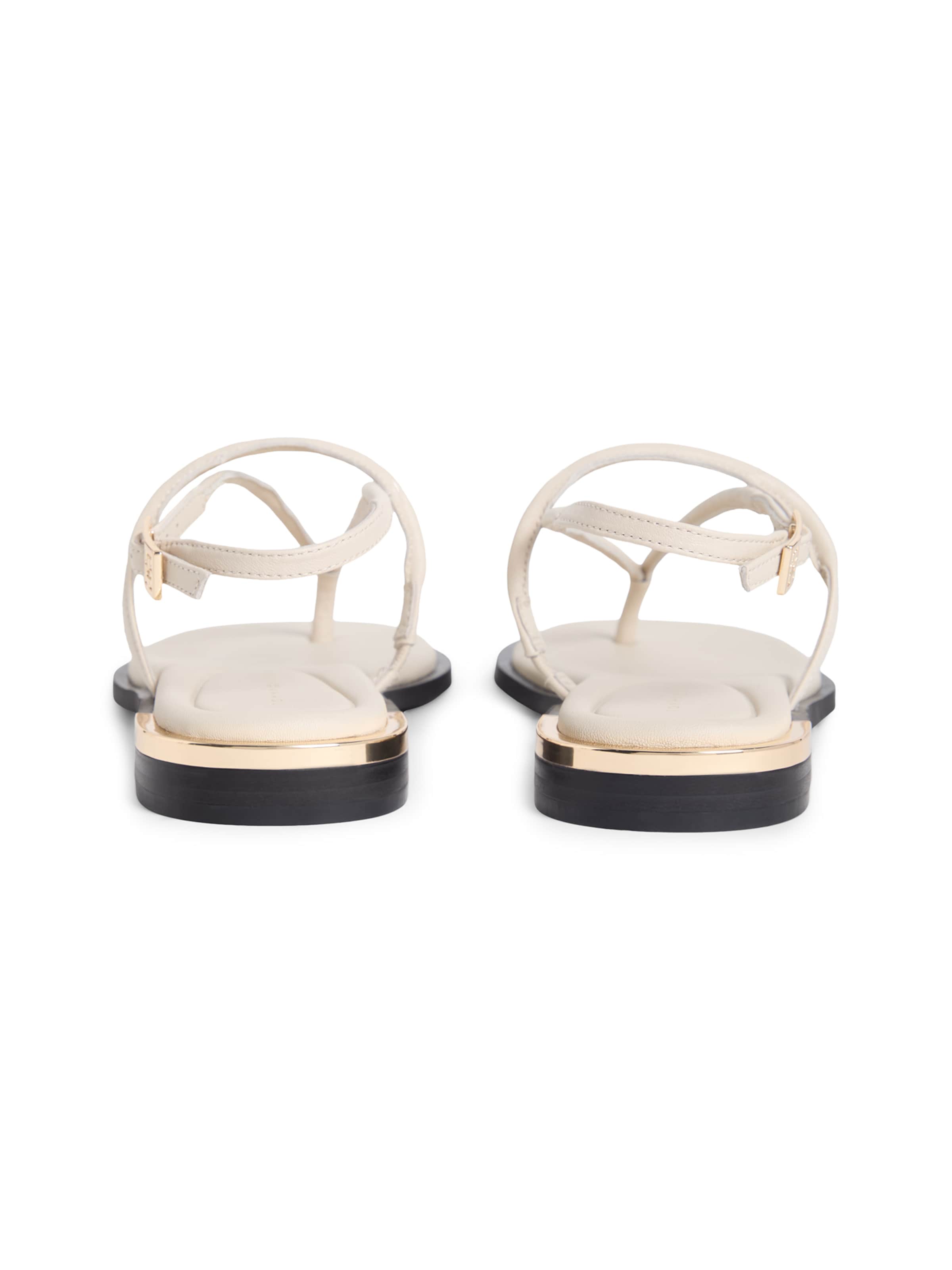 TOMMY HILFIGER Сандали с разделител за пръстите в бежово