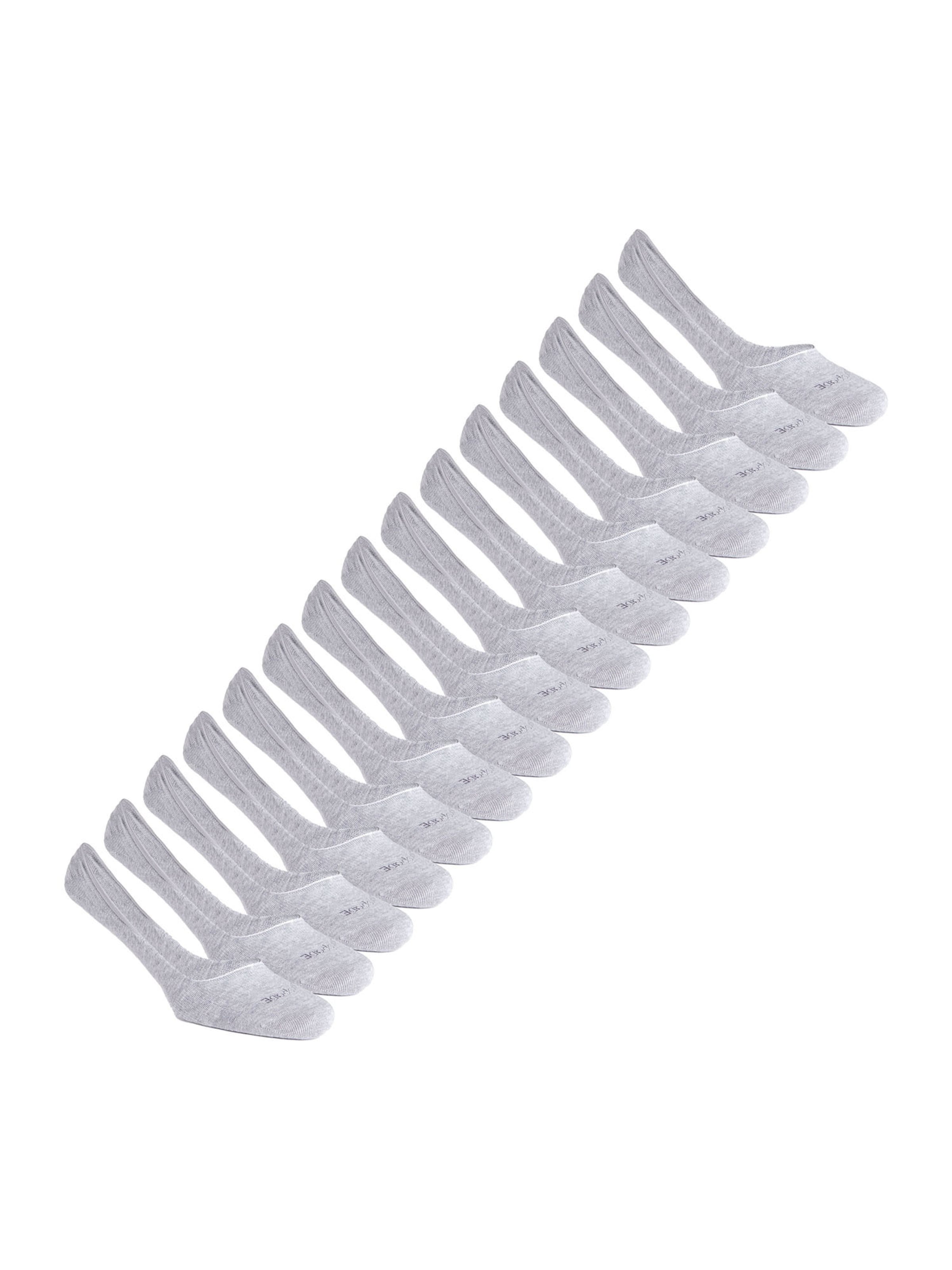 Blackspade Enkelsokken ' No Show Socks ' in Grijs: voorkant