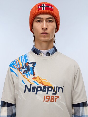 NAPAPIJRI Μπλουζάκι 'Fiemme' σε γκρι