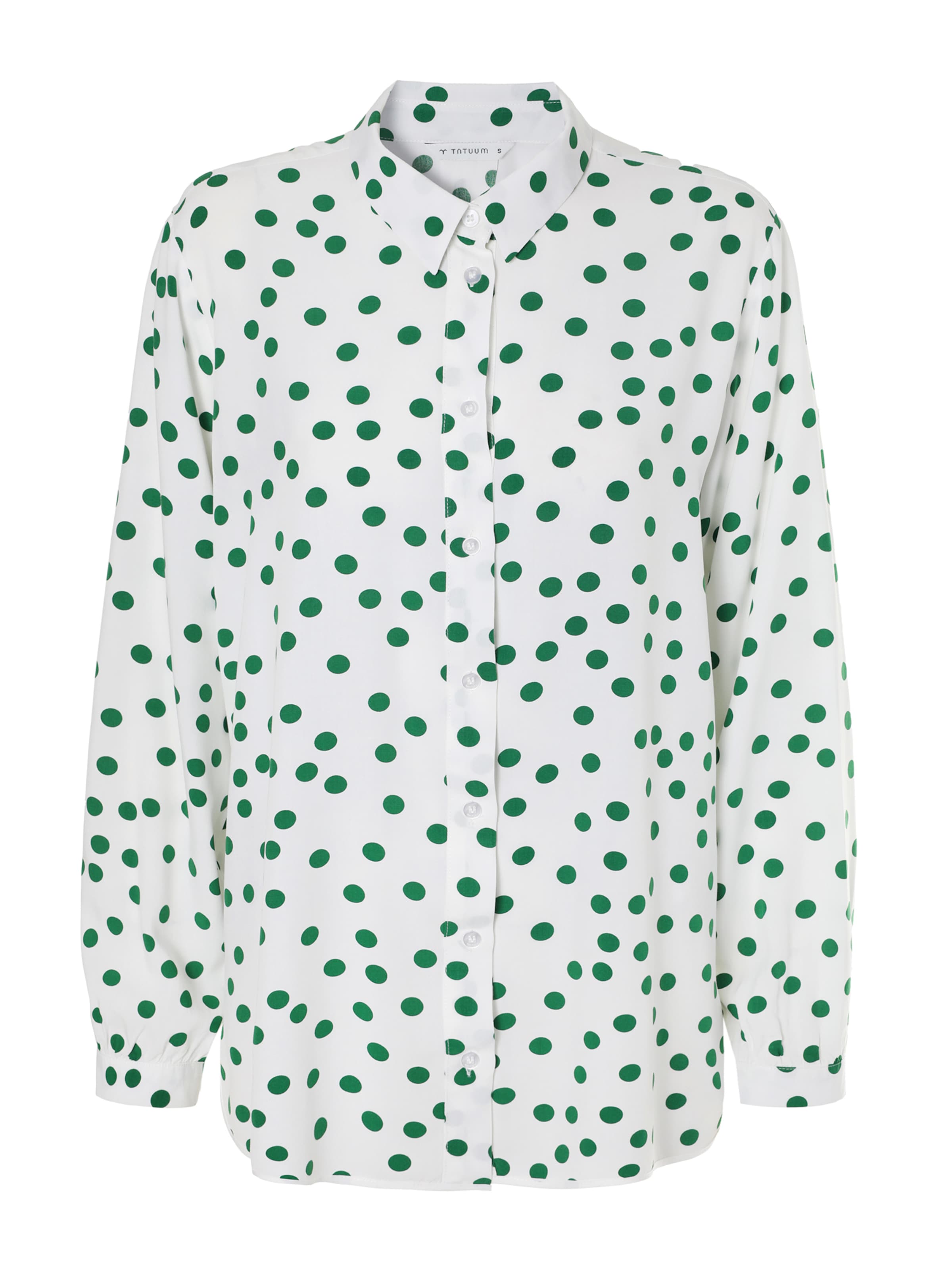 TATUUM Bluse 'Dotta' in Weiß: Vorderseite