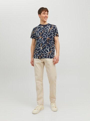 JACK & JONES T-Shirt 'JPRBlaTropic' in Blau