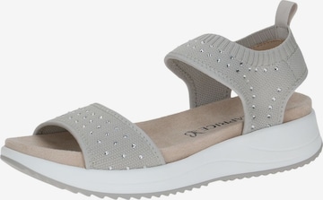 CAPRICE Sandale in Grau: Vorderseite