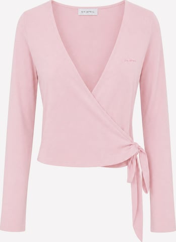 Pull-over 'Luca' OH APRIL en rose : devant