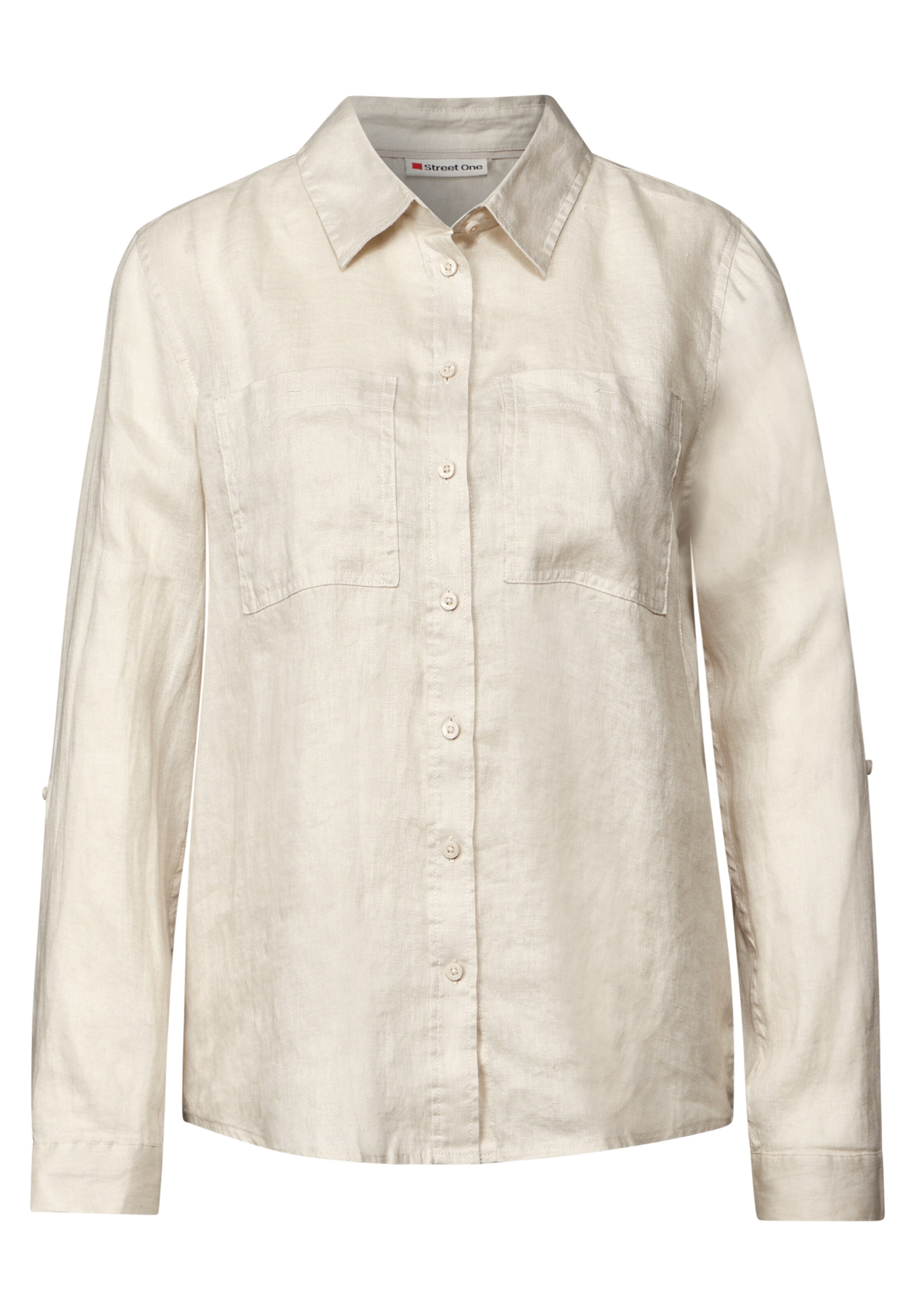 STREET ONE Bluse in Beige: Vorderseite