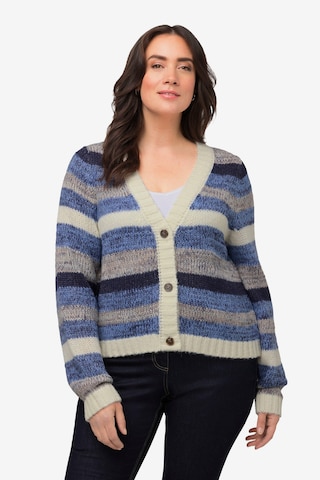 Ulla Popken Strickjacke in Blau