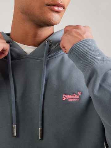 Superdry Μπλούζα φούτερ 'Essentials' σε μπλε
