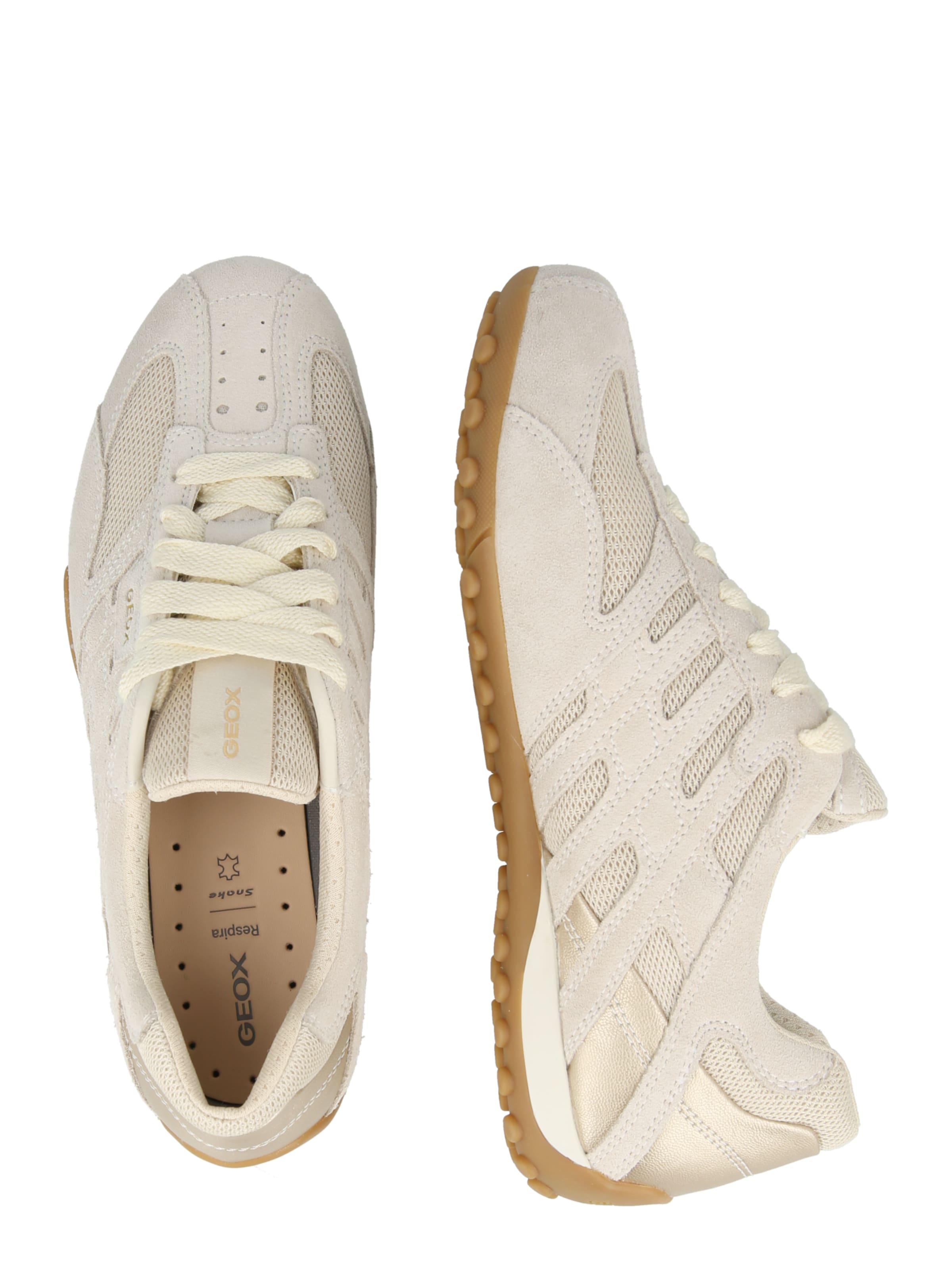 GEOX Sneaker low 'SNAKE ORIGINAL A' i beige