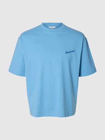 SELECTED - Camiseta en azul