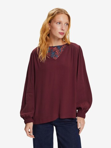 ESPRIT Blouse in Rood: voorkant