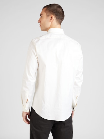 Coupe regular Chemise business 'H-Joe' BOSS Black en blanc