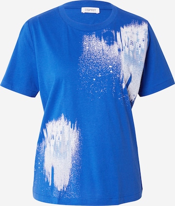 T-shirt ESPRIT en bleu : devant