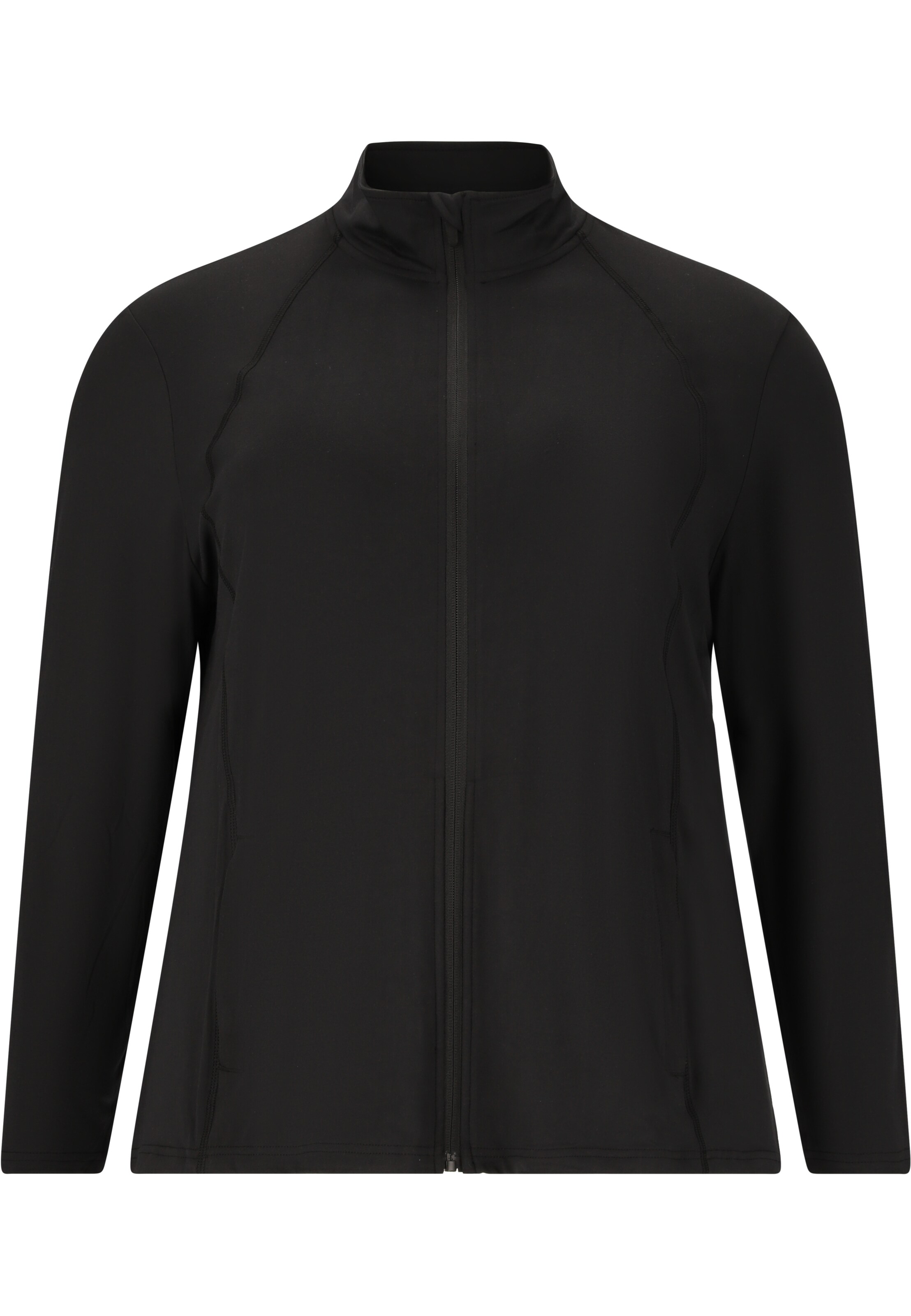 Q by Endurance Sportjacke 'Ayana' in Schwarz: Vorderseite