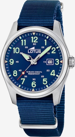 Lotus Analogové hodinky 'Date watch Minimalist For Him' – modrá: přední strana