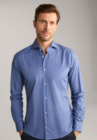 JOOP! Slim fit Button Up Shirt 'Pai' in Blue: front
