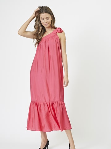 Abito ' Callum Asym ' di co'couture in rosso: frontale